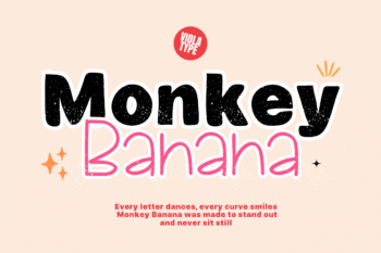 Monkey Banana - Font Duo